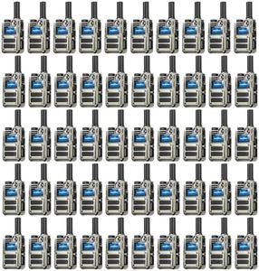 （Lifetime Free） Global Unlimited Range 4G LTE PoC Rapid Walkie Talkies Long Range Two-Way Radios 5000 Miles with Nationwide Range,SOS Alert Long Distance Radios for Truck Fleet (50 Pack)