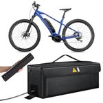 Adiwo Ebike Battery Bag, Fireproof, Explosion-Proof Lipo Safe Bag,Extra Large Battery Safety Box, including fastener, zip, cable guide for storage, transport, charging case