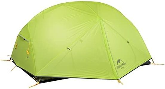 Naturehike Mongar Tienda de campaña Ultraligera para 2 Personas para 3-4 Estaciones, Tienda de Mochila de Doble Capa, Tienda Impermeable para Senderismo, Escalada, montañismo (20D Verde Esmeralda)