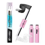 JIMIRE Lash Glue Bond and Seal for DIY Individual Eyelashes 2 in 1 Strong Hold Waterproof Lash Adhesive for Cluster Lashes 72 Hours Long Lasting Bond and Seal for Sensitive Eyes