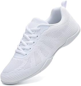 Cheerleading Chaussures De Pom-Pom Girl pour Filles Chaussures De Cheer Légères pour Femmes Sneakers De Danse Jazz Gymnastique Yoga Compétition…