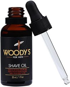 Woody's Shave Oil for Men, Pre-Shave Base Oil Layer for Enhanced Shaving and Smoother Skin, 1 Fl Oz
