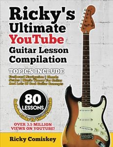 Ricky's Ultimate YouTube Guitar Lesson Compilation: 80 Lessons With Links To Video Tutorials