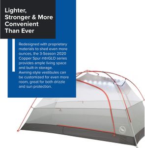Big Agnes Copper Spur HV UL 5-Person Backpacking Tent – Olive Green