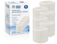 6 Pack WF2 Humidifier Filters for Vicks Humidifier V3100 V3500 V3600 V3700 V3800 V3850 V3900, for Honeywell HCM-350 HCM-630 HCM-300T, for Kaz 3020, for Sunbeam 1118 1119, ECM-250i, ECM-500