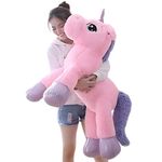 Stuff Tree Premium Large Pink & Blue Unicorn Soft Toy for Girls Babies feet 60cm | Giant Stuffed Toy for Girlfriend, Kids