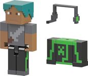 Mattel Minecraft Creator Series Action Figure & Accessories, 3.25-in Scale Camp Enderwood eSports Jacket Toy & DLC Codes