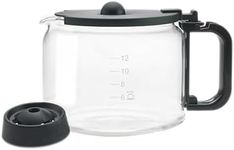 12-Cup Carafe Replacement for Keurig K Duo and K Duo Essentials Coffee Makers – Made in the USA – Borosilicate Glass – Dishwasher & Microwave Safe