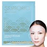 Hydration Boost Korean Face Mask - Bio-Cellulose Sheet with Rose, Honey Serum & Hyaluronic Acid - Luxury Facial Skincare Gift for Women, Vegan, Cruelty-Free by SKIMONO (Single Pack)