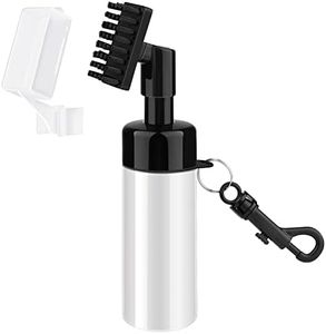 Golf Club Brush,Leakproof Water Spray Brush with Handle | Easy to Grip Club Cleaner Brush with Squeeze Bottle, Portable Press Type Black Golf Accessories Generic