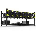 Professional 8 GPU Aluminum Stackable Mining Case Rig Open Air Frame For Ethereum(ETH)/ETC/ ZCash Excellent air convection design to improve GPU performance and life(without fans)