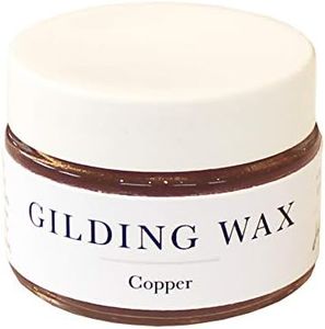 Jolie Gilding Wax – Metallic Finish for Furniture, Hardware, and Décor, Copper, 1 Ounce [30ml]