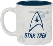 Star Trek The Original Series Property Of The USS Enterprise 16 Oz White Coffee Mug