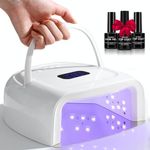 60W Rechargeable UV LED Nail Lamp,