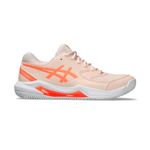 ASICS Women's Gel-Dedicate 8 Clay Sneaker, Pearl Pink/Sun Coral, 4 UK