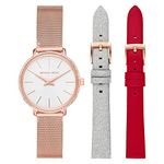 Michael Kors MK4418 Ladies Pyper Watch and Straps Gift Set