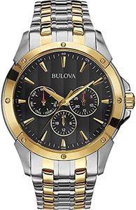 Bulova Men's 98C120 Sport Analog Display Japanese Quartz Two Tone Watch (Model: 98C120)