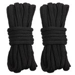 SHADDOCK Boat Dock Line Rope Double Braid Nylon Boating Dock Lines Rope Mooring Rope Ultra Strong and Soft Anchor Rigging Line Boat Accessories,16.5ft,3/8inch(2pcs)