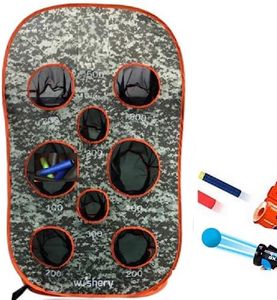 wishery Nerf Target Compatible with Nerf Guns for Kids Shooting Practice, Nerf War Birthday Party Supplies