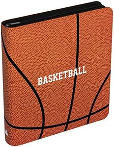 Rayvol Premium Basketball Card Binder for Trading Cards, Authentic Basketball Texture 9-Pocket Card Binder Fit 720 Cards with 40 Sleeves Included