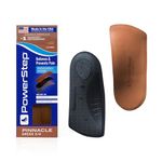 Powerstep Pinnacle 3/4 Dress Insoles - Neutral Arch Support Low Profile Inserts for Men and Women, 3/4 Length Insoles for Tight Fitting Shoes, M11