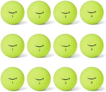 Amazon Basics Core Soft Golf Balls, 12-Pack, Yellow