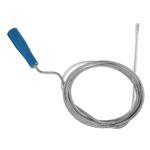 HARFINGTON Drain Augers 9 Ft Manganese Steel Flexible Plumbing Auger Hair Drain Cleaner Tool Toilet Auger Clog Remover Tool for Kitchen Bathroom Shower Sink Toilet Bathtub, Blue