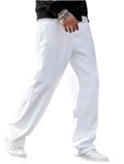 Ben Martin White Men Jeans || Men Jeans Pants || Denim Jeans || Baggy Jeans for Men || Loose Fit Jeans for Men, 38