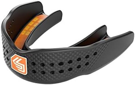 Shock Doctor Mouthguard Superfit – Easy-Fit Strap/Strapless mouthguard – Low Profile Fit Perfect for Basketball, Hockey, Lacrosse, All Sport
