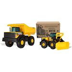 Tonka Steel Classics Mighty Dump Truck + Tonka Steel Classics Front Loader (FFP)