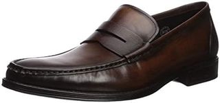 Kenneth Cole New York Men's Micah Slip on Penny Loafer, Brown, 7.5