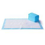 Amazon Basics Dog and Puppy Training Pads, Leakproof, 5-Layer Design with Quick-Dry Surface, Giant, Pack of 30, Blue