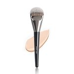 ENZO KEN Flat Foundation Brush for Liquid Makeup, Liquid Foundation Brush, Flat Makeup Brush for Liquid Foundation, Make up Brushes for Liquid Foundation, Makeup Foundation Brush for Liquid. 820 Black