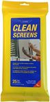 Ettore Clean Screens Wipes Per Pack, 25 Count (Pack of 1), No Color