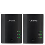 Linksys Powerline AV 1-Port Network Adapter Kit (PLEK400)