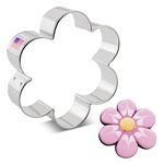 Ann Clark Cookie Cutters Scalloped Edge Flower Cookie Cutter, 3.75"