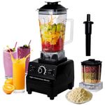 Blender Smoothie Maker, 2L Container Powerful Blender with Grinding Cup, 6 Sharp Blades,2 Jugs for Blending & Grinding with High-Speed Jug Blender