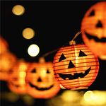 Halloween Lights,Makion Halloween Decorations Fairy Lights 1.5M 10 Led Pumpkin Lanterns Battery Powered String Lights