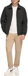 Tommy Hilfiger Men's Lightweight Varsity Rib Knit Bomber Jacket, Black Softshell w. Laydown Collar, X-Large