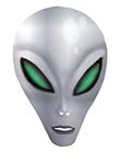Charades Unisex-Adult's Alien Mask,