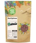 Wholefood Earth Red Quinoa 3 kg | GMO Free | Natural | High Fibre