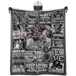 BTHRRW Las Vegas Football Throw Blanket Football Team Color 60" x 50" Fan Gifts for Men Women Sport Blanket Sofa Bed Couch Living Room