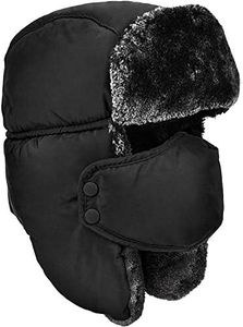 DOXHAUS Unisex Winter Trooper Trapper Hat Warm Hats Hunting Hat with Ear Flaps