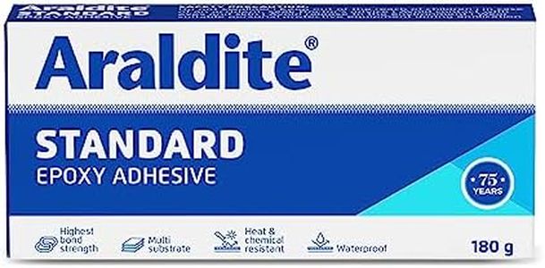 Araldite Adhesive Standard 180g(R100g,H80g), High bond strength epoxy glue | Can be used as metal, wood, furniture, waterproof for durable finish.
