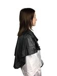 CoolBlades Professional Hairdresser's Reusable Black Shampoo Cape - Protect Clothes from Wet Hair