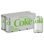 Diet Coke Sublime Lime 8 x 330ml Cans