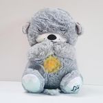 Glowing Music Otter Education of Sound and Light Soothing Sound Sleep Otter Baby Put to Sleep Music Breathing Teddy Bear