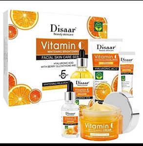 confezione regalo per la cura della pelle naturale anti-invecchiamento schiarente con vitamina C