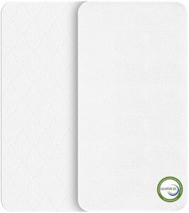 AOHWIDER 47x23.6 Bedside Crib Mattress: 2" Thick Gel Memory Foam Bassinet Mattress for Adovel/Babybond/Elemara Bassinet Bedside Crib - All-Season Design