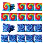 Foilswirl 24 Pieces Mini Tie Dye Mu